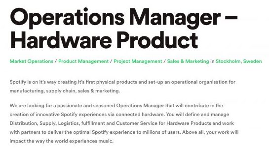 Rumor Mill: Spotify Working on New Smart Speaker?